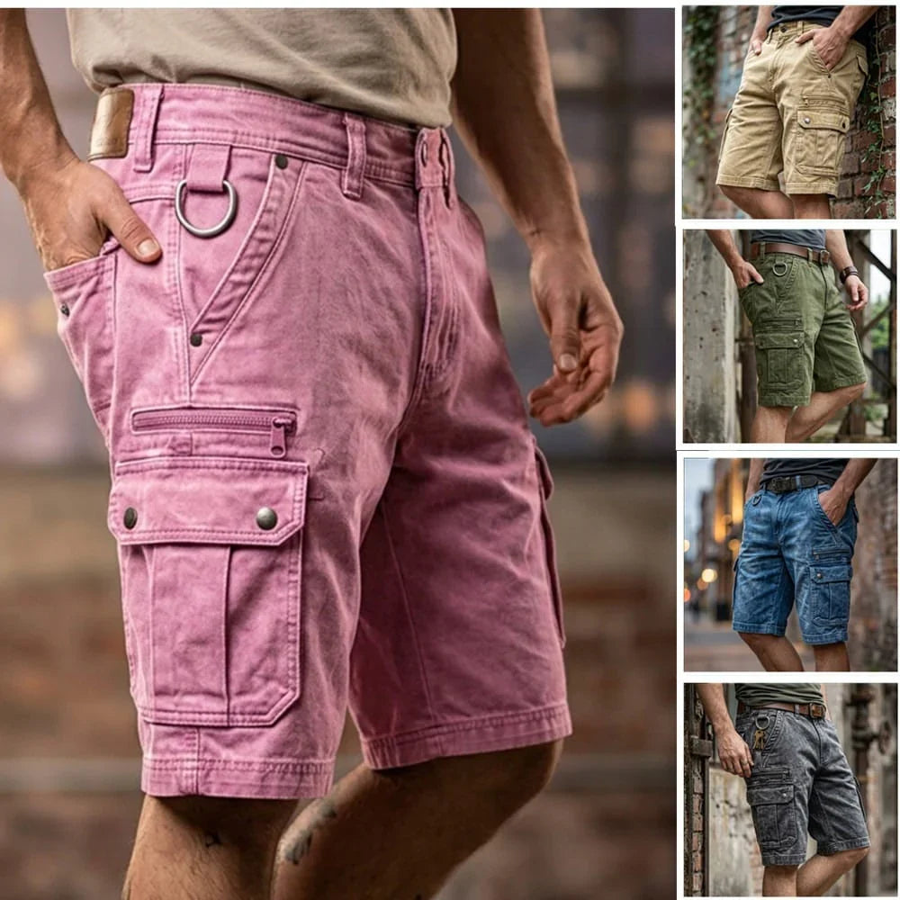 DENVER™ | DENIM CARGO SHORTS