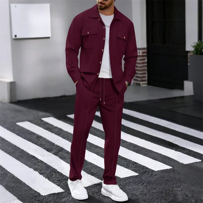 WALDEN™ | WAFFELSTRICK FREIZEIT SET