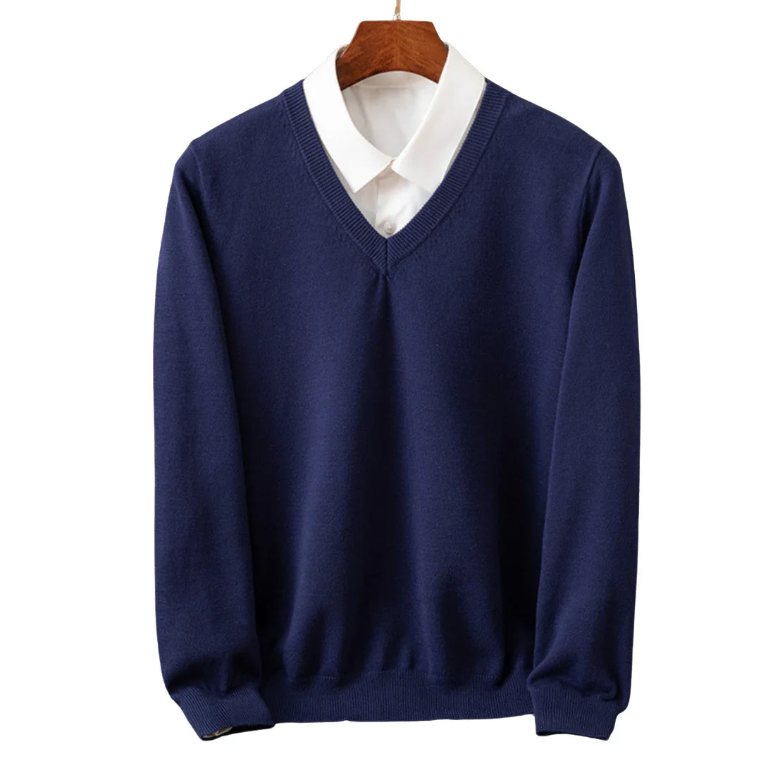 BEXFORD™ | KASCHMIR V AUSSCHNITT PULLOVER
