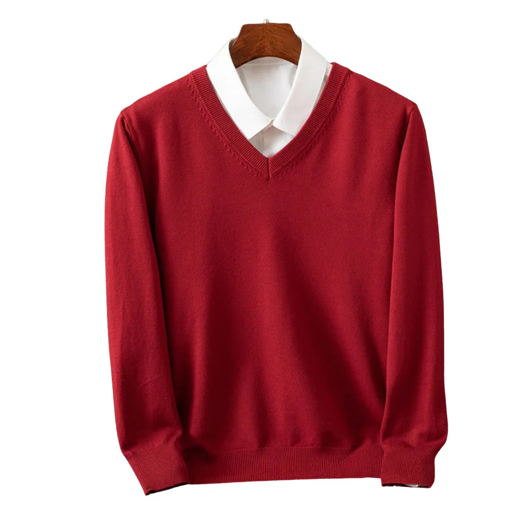 BEXFORD™ | KASCHMIR V AUSSCHNITT PULLOVER