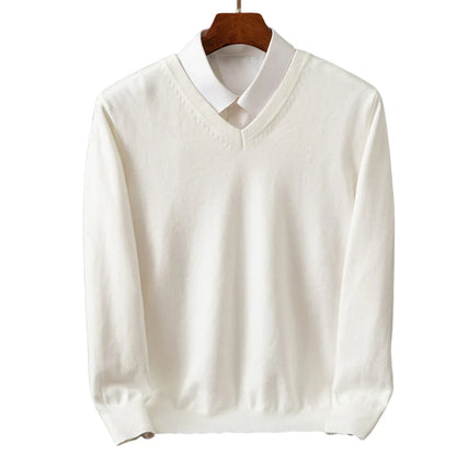 BEXFORD™ | KASCHMIR V AUSSCHNITT PULLOVER