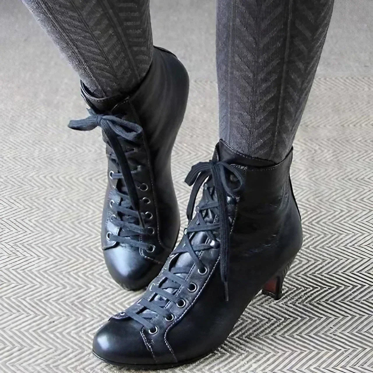 Chloe™ | Viktorianische Schnür-Stiefel