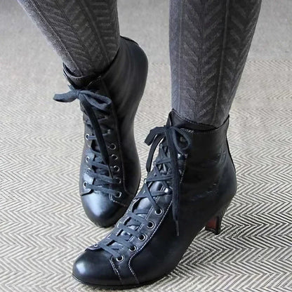 Chloe™ | Viktorianische Schnür-Stiefel