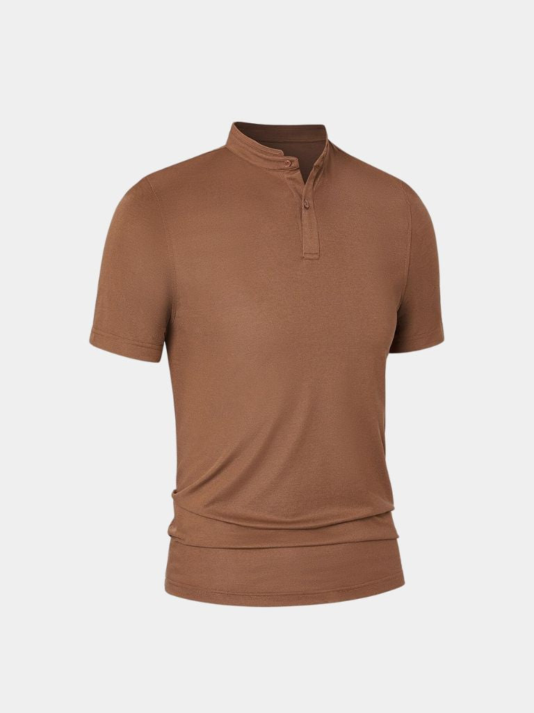 Enzo™ | Das Polo mit modernem Stehkragen