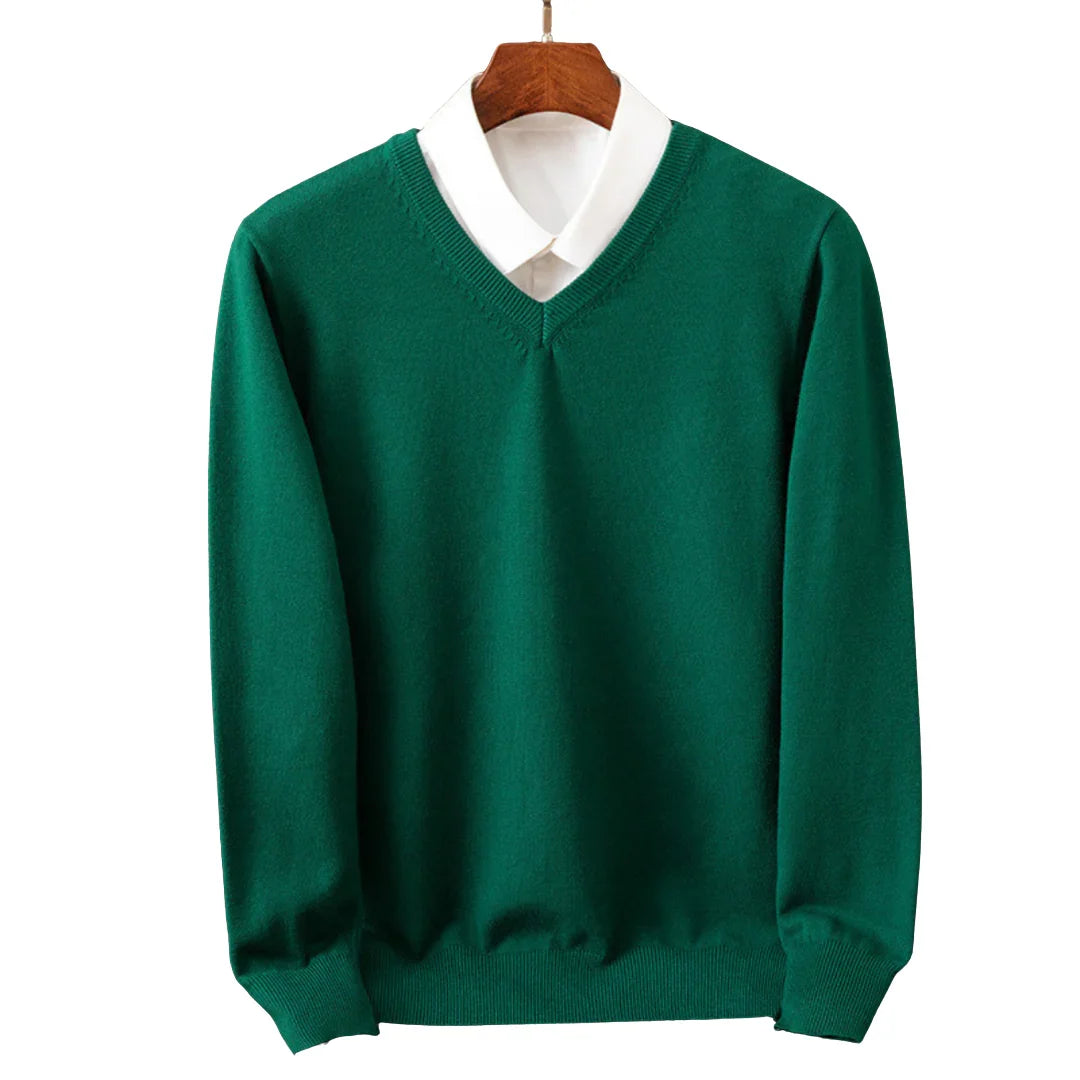 BEXFORD™ | KASCHMIR V AUSSCHNITT PULLOVER