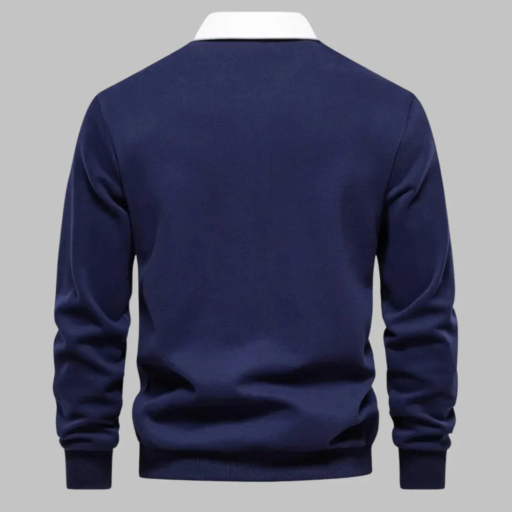 FALKENBERG™ | POLOKRAGEN BAUMWOLLPULLOVER