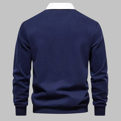 FALKENBERG™ | POLOKRAGEN BAUMWOLLPULLOVER