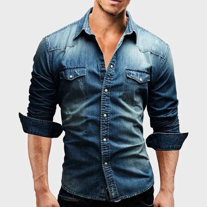 Denim-Hemd Davide Costa Miami