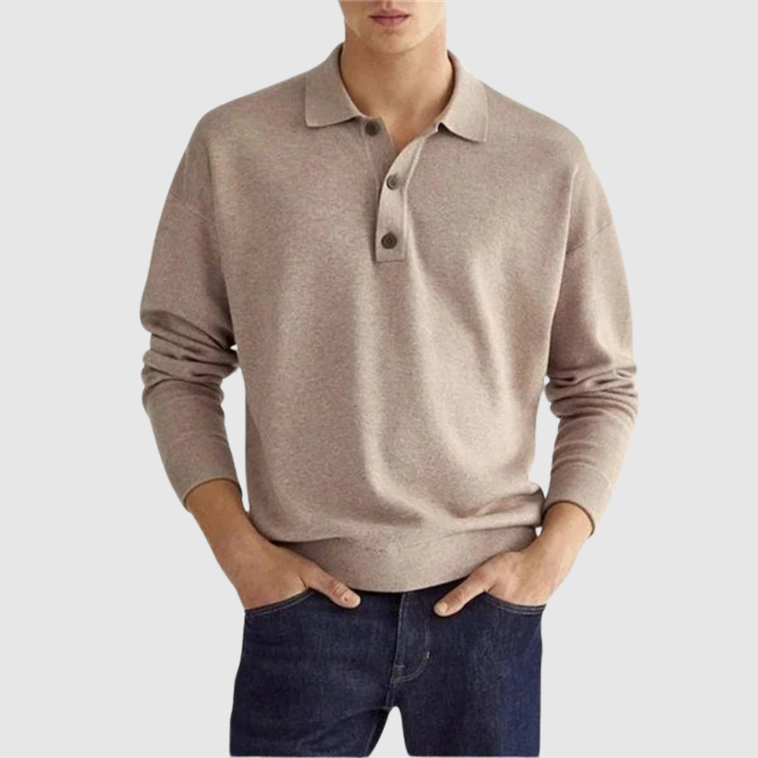 Aldo™ | Premium Langarm-Polo