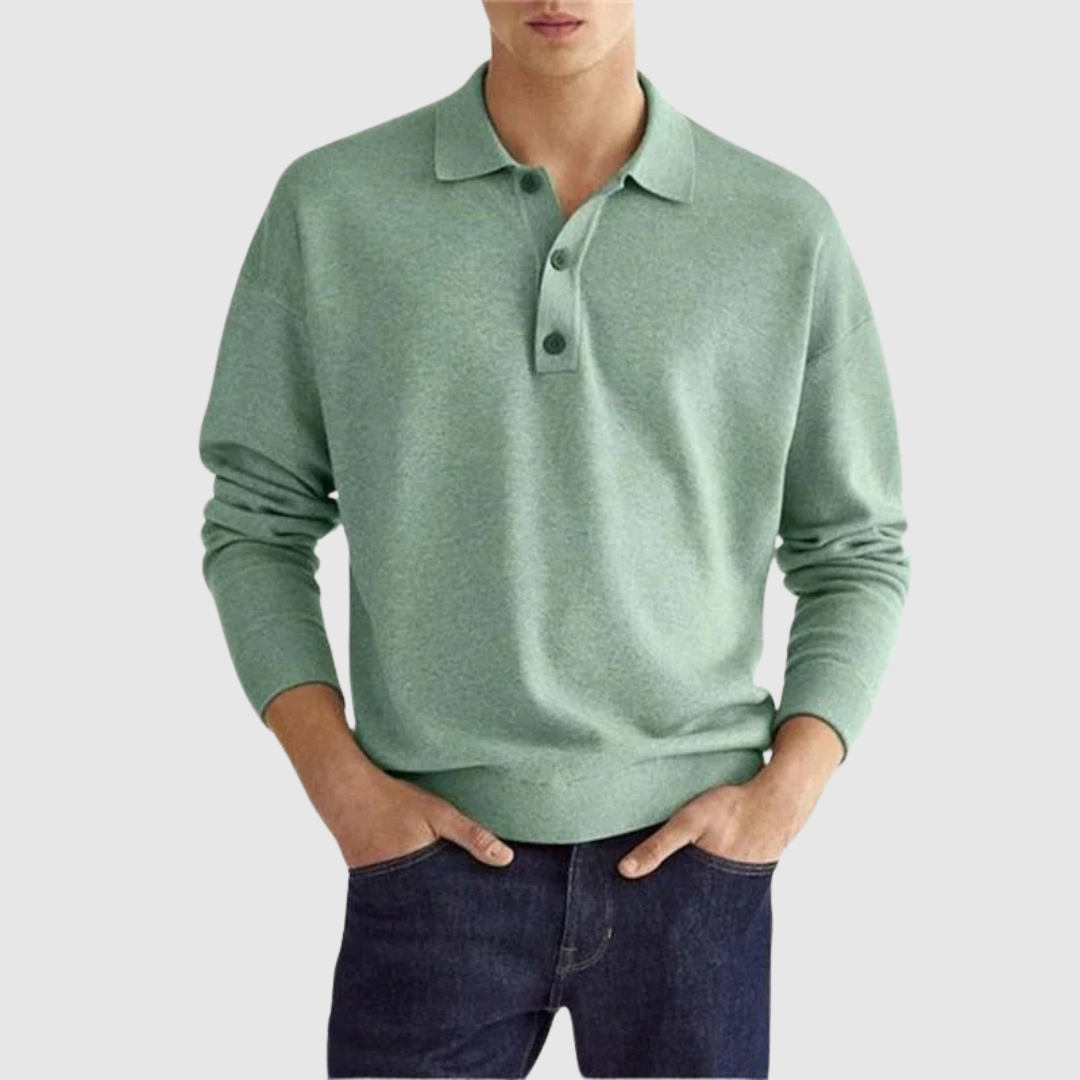 Aldo™ | Premium Langarm-Polo