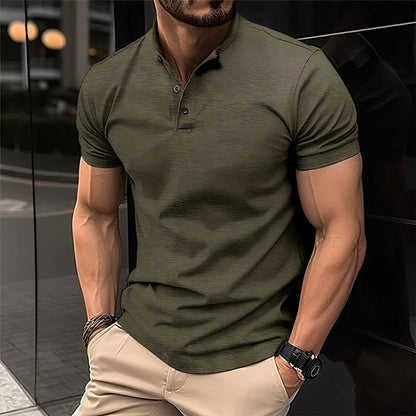 Lorenzo™ Polo Ohne Kragen
