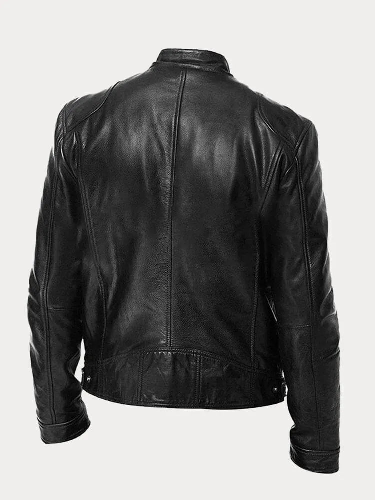 Mario™ - Lässige Lederjacke