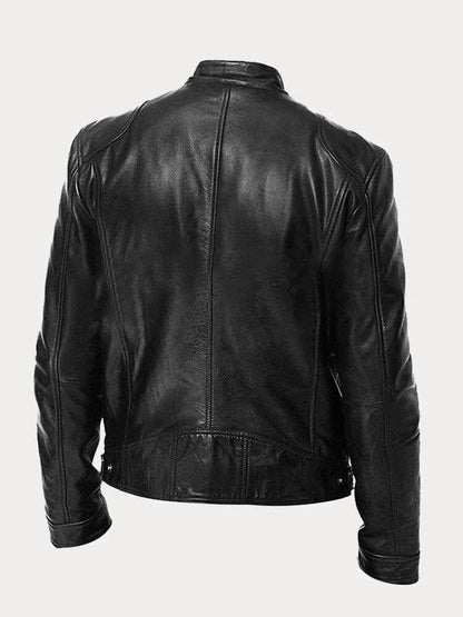 Mario™ - Lässige Lederjacke
