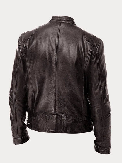 Mario™ - Lässige Lederjacke