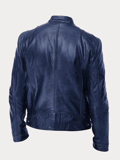 Mario™ - Lässige Lederjacke