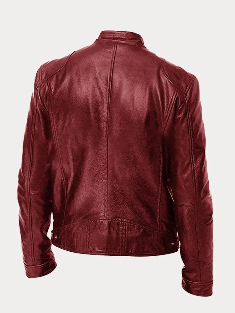 Mario™ - Lässige Lederjacke