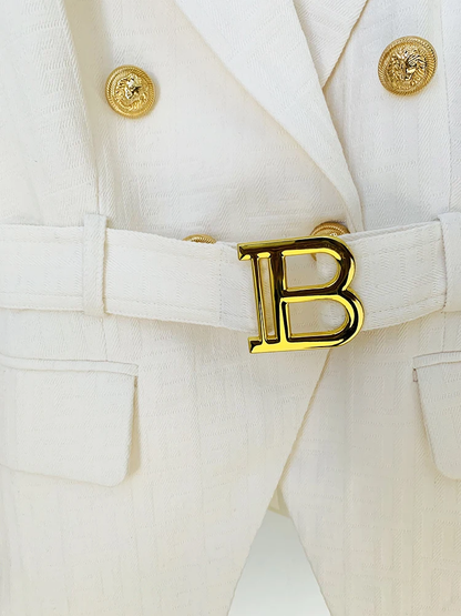 Bella™ | Slim Fit Blazer mit Metallverschluss