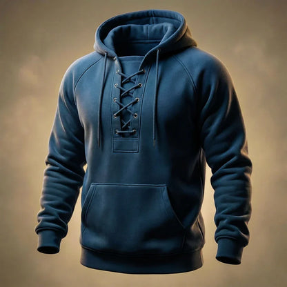 TANNER™ | PREMIUM BAUMWOLL LACE-UP HOODIE