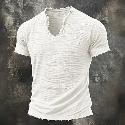 VAREL™ | VINTAGE V-AUSSCHNITT T-SHIRT