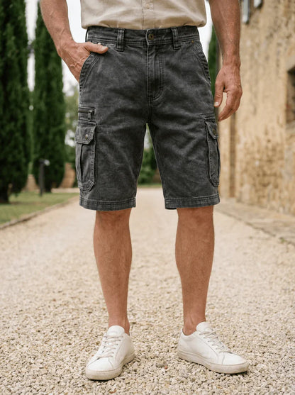 DENVER™ | DENIM CARGO SHORTS