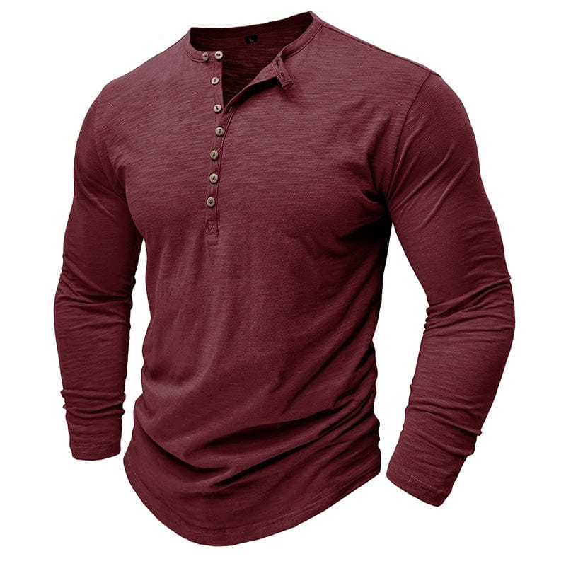 ALTON™ | SLUB JERSEY HENLEY SHIRT
