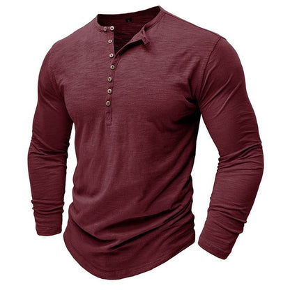 ALTON™ | SLUB JERSEY HENLEY SHIRT