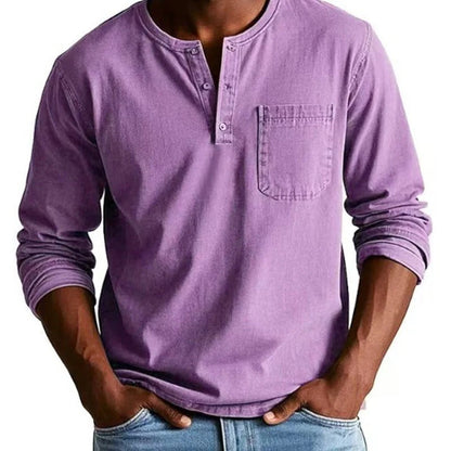 VINTARO™ | RETRO DENIM LANGARMHEMD