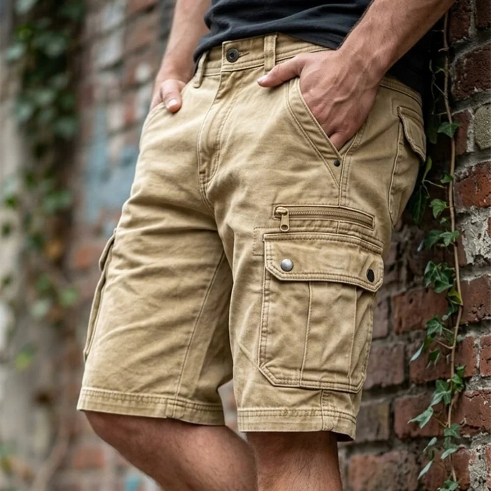 DENVER™ | DENIM CARGO SHORTS