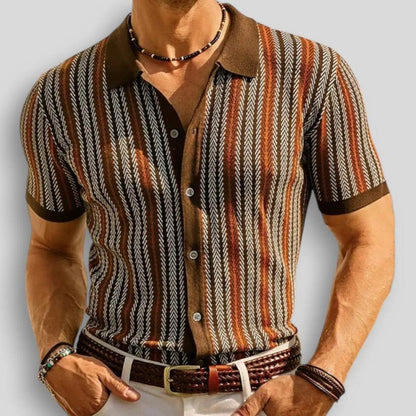 RIVIERA™ | GESTREIFTES STRICKHEMD