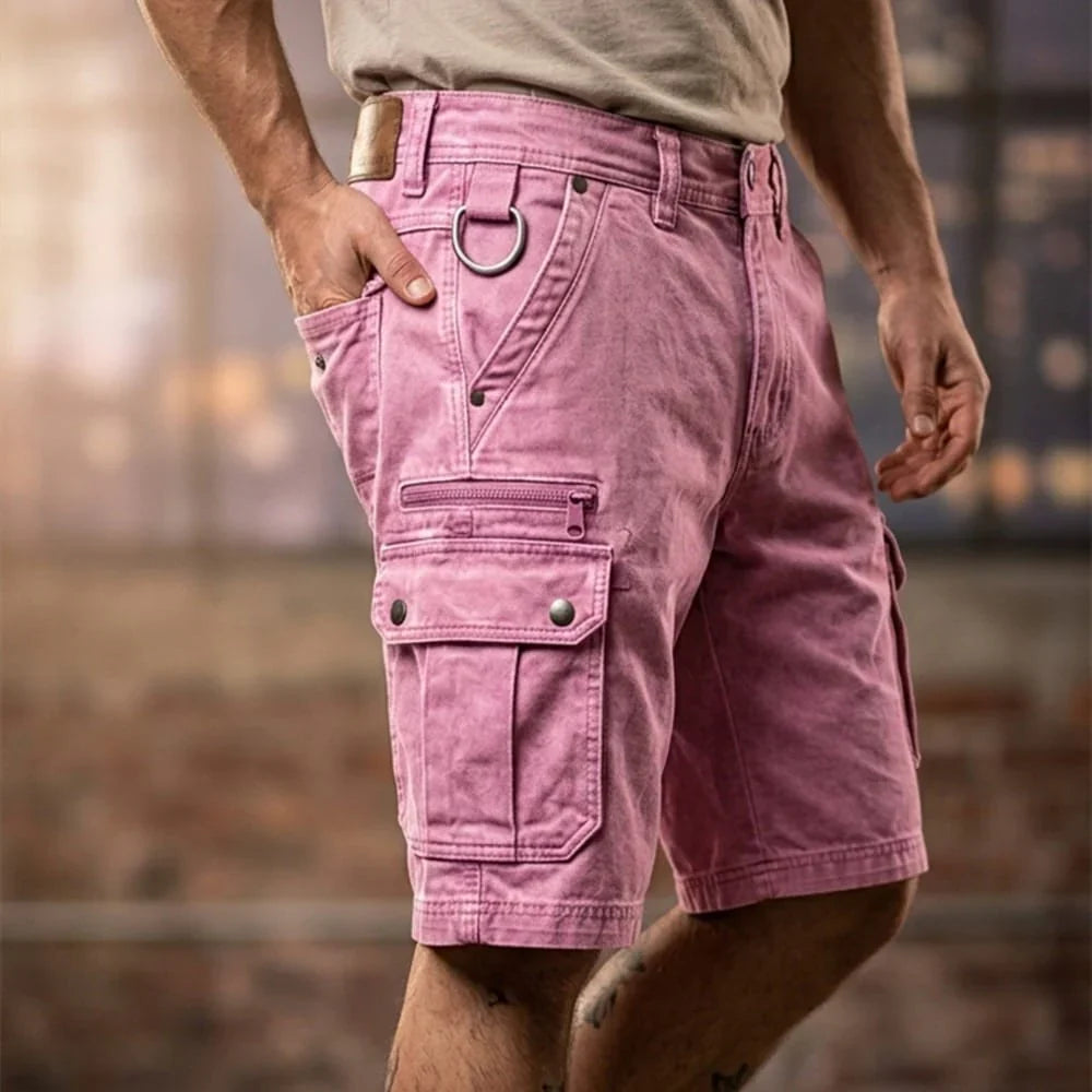 DENVER™ | DENIM CARGO SHORTS