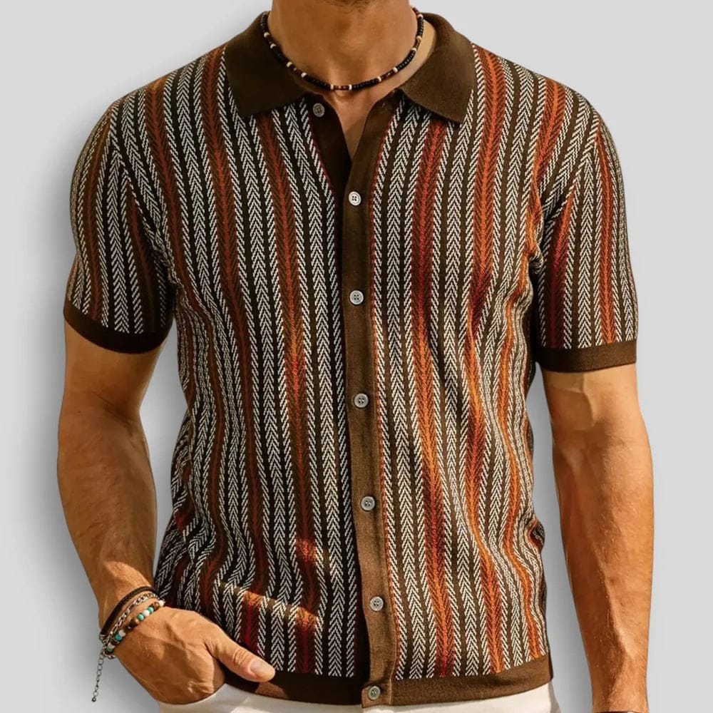 RIVIERA™ | GESTREIFTES STRICKHEMD
