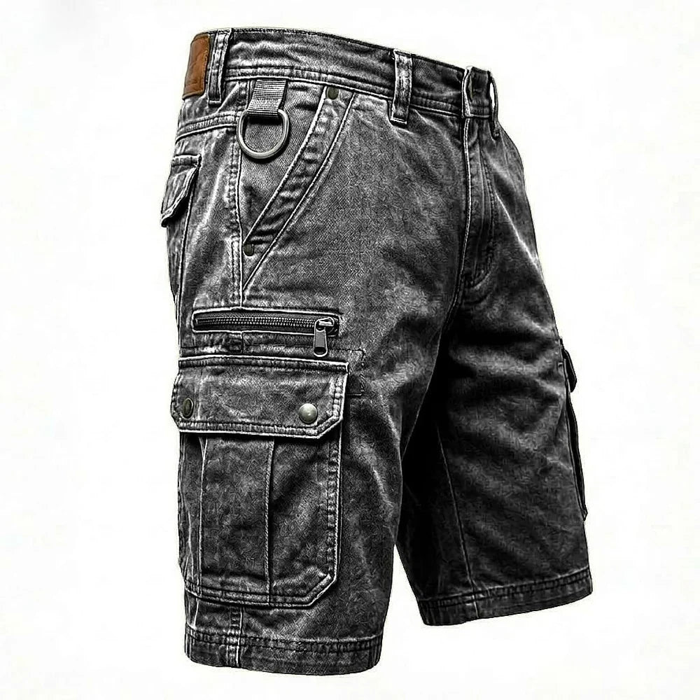 DENVER™ | DENIM CARGO SHORTS