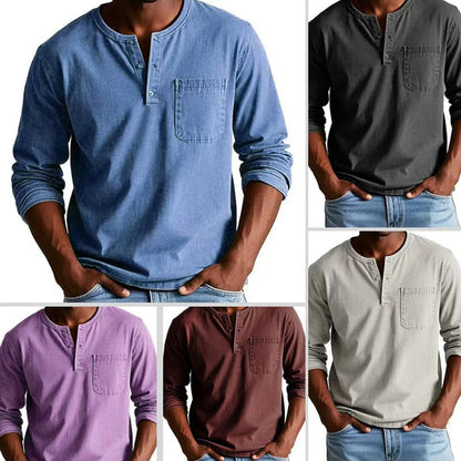 VINTARO™ | RETRO DENIM LANGARMHEMD
