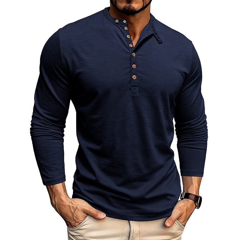 ALTON™ | SLUB JERSEY HENLEY SHIRT