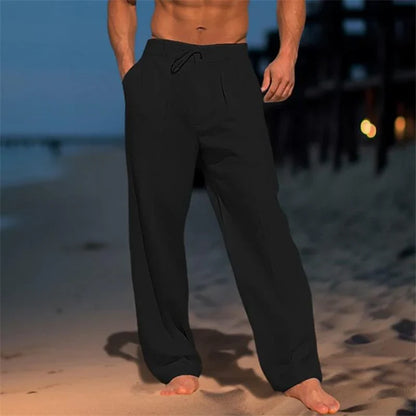 PIETER™ | Leinenhose in einfarbigem, leichtem Design