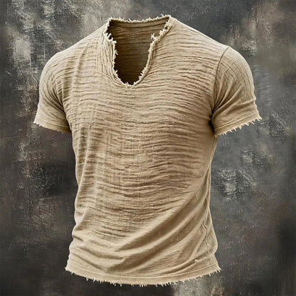VAREL™ | VINTAGE V-AUSSCHNITT T-SHIRT