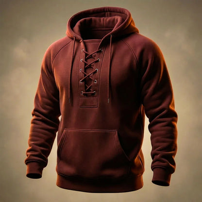 TANNER™ | PREMIUM BAUMWOLL LACE-UP HOODIE