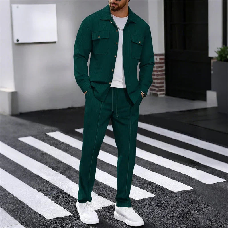 WALDEN™ | WAFFELSTRICK FREIZEIT SET
