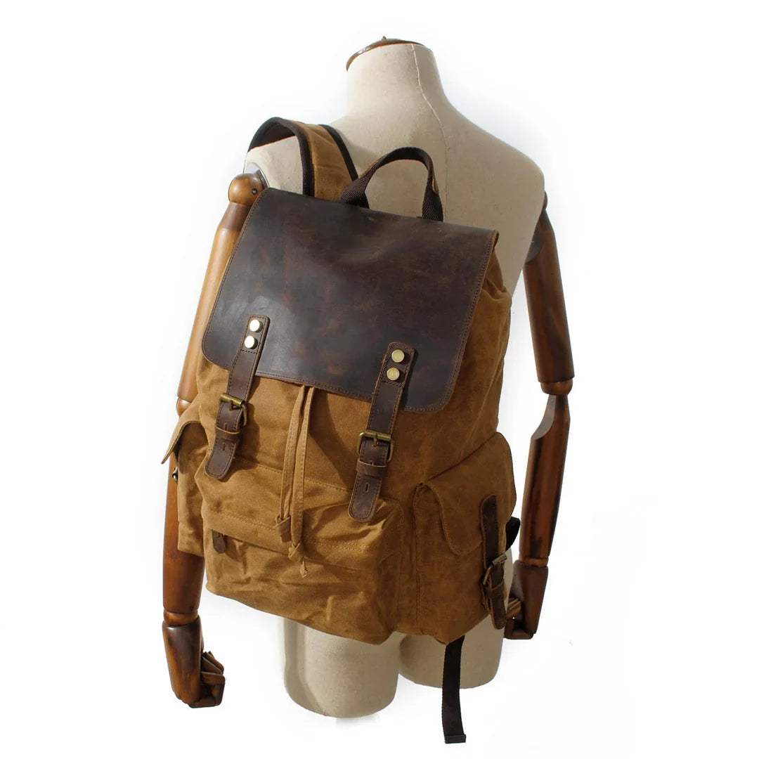 KOPENHAGEN™ | Wachsbeschichteter Canvas-Rucksack